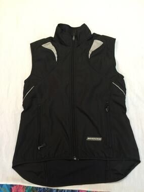 🐢🐢🐢 SUGOI WOMENS ATHLETIC UNLENED FULL ZIP CYCLING VEST SIZE S 🐢🐢🐢